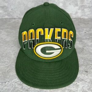 Green Bay Packers Hat New Era 59 Fifty Fitted Hat‎ Spellout Under Bill 7 5/8